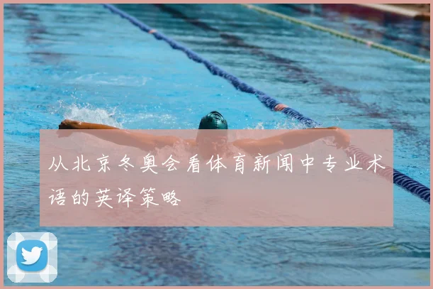 从北京冬奥会看体育新闻中专业术语的英译策略